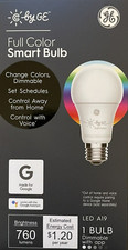 C by GE 60-Watt Full Color Smart A19 LED Light Bulb w/Standard Medium Base