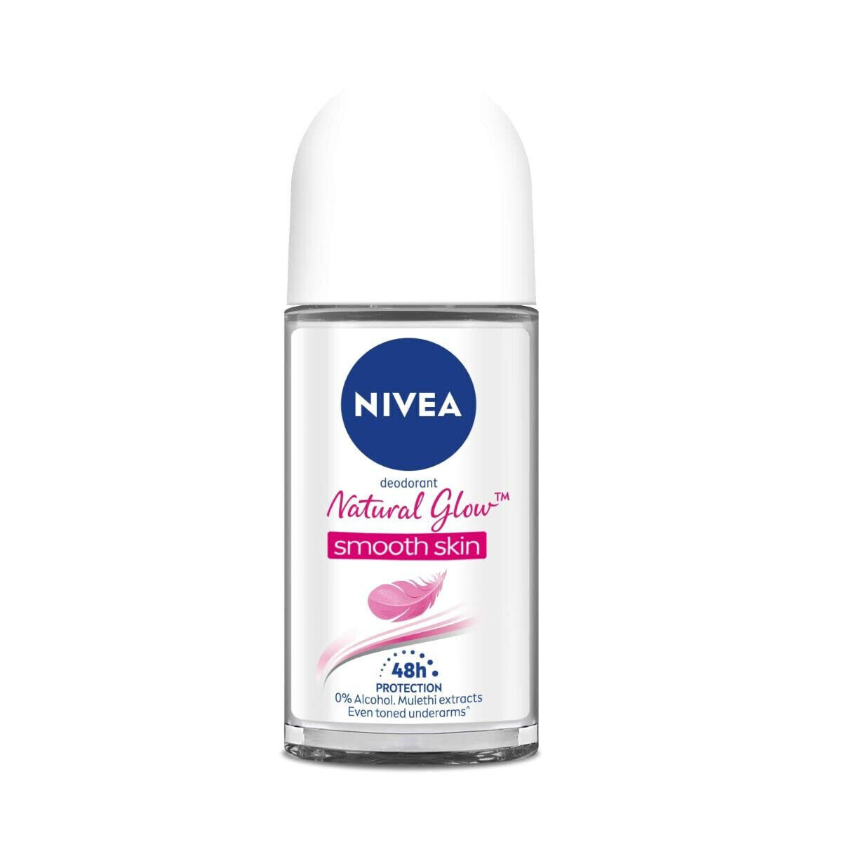 @NIVEA Natural Glow Smooth Skin Deodorant Roll On for Women & Girls 50ml S734