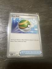 Pokémon TCG Nest Ball Scarlet & Violet BASE Set 181/198 Regular Uncommon