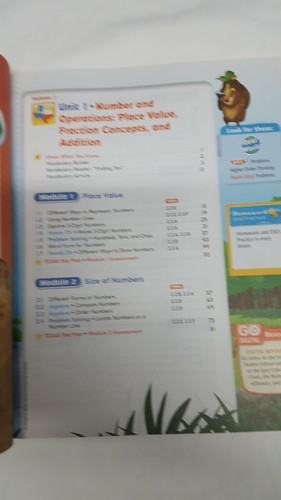 TEXAS GO MATH! STUDENT WORKBOOK VOLUME 2 "BRAND NEW NEVER USED" - Foto 5 di 8