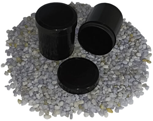 100 Salbendosen Salbendose Cremedose Kunststoffdosen Kruken 25ml 20g schwarz  - Bild 1 von 6