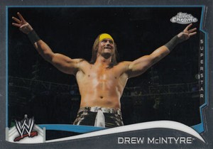 Drew McIntyre 2014 Topps Chrome WWE Card #66