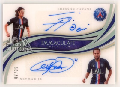 Neymar Jr/Edinson Cavani 2020 Panini Immaculate Dual