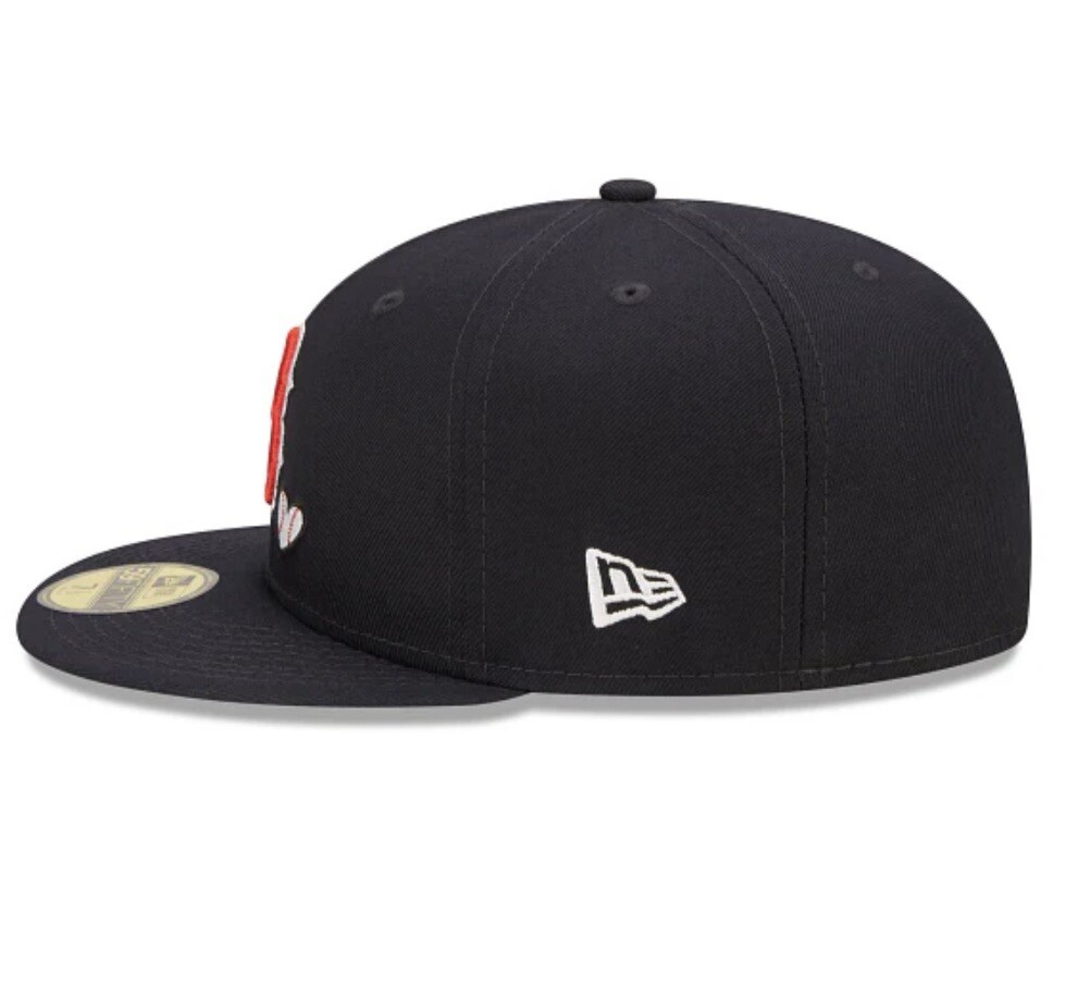 Boston Red Sox Hat Cap Fitted 7 3/4 Black 2004 World Series