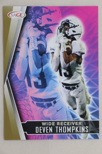 2022 Sage High Series Draft Football GOLD PARALLEL - Pick Your Player - Picture 88 of 136