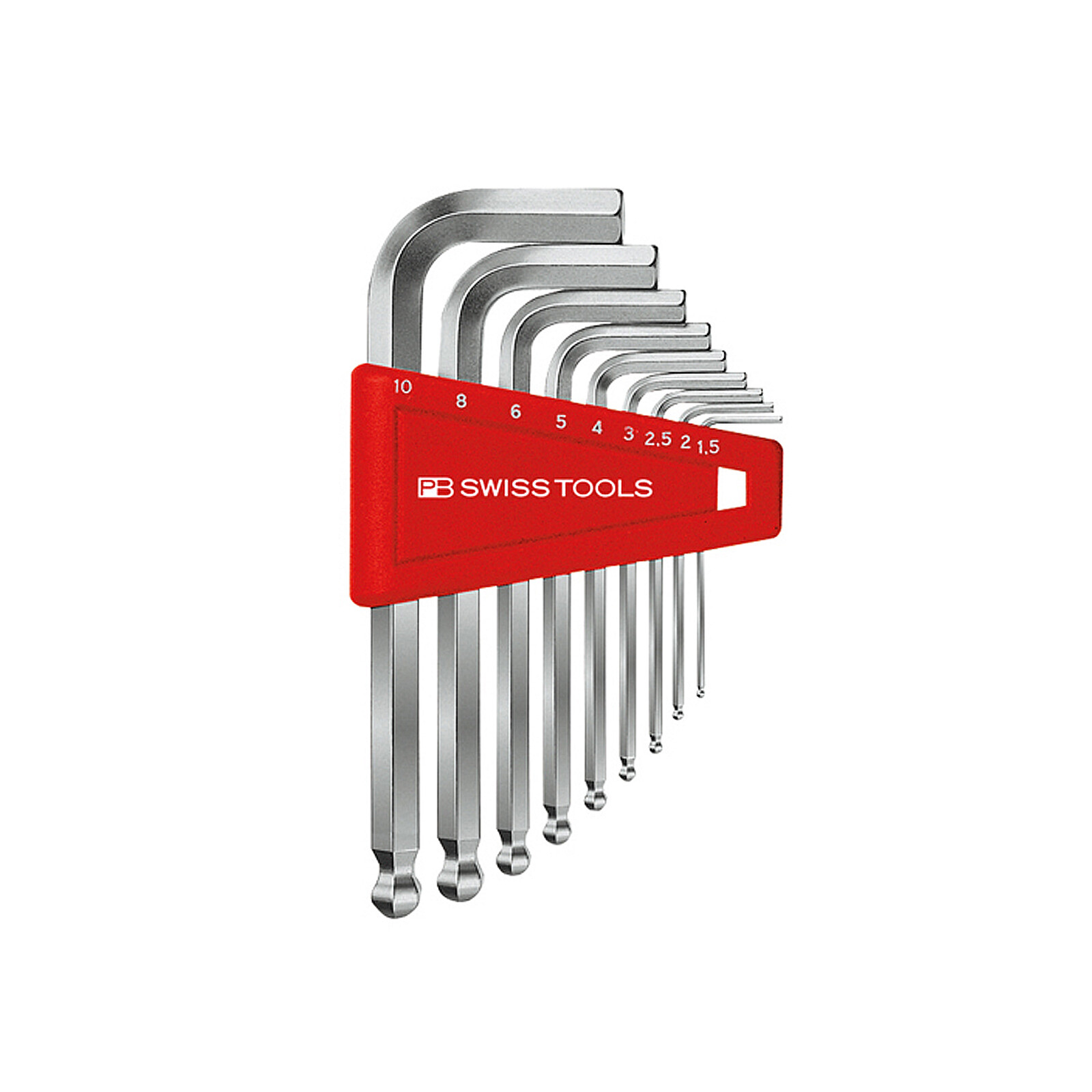 PB 212.H Ball End Short Hex LKey Wrench Set Angled Screwdriver Made in