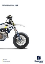 Husqvarna Service Workshop Shop Manual Book 2022 FS 450