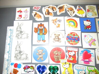 Album De Stickers Vintage Années 80 - Puffy Et Scratch N Sniff Non Utilisés