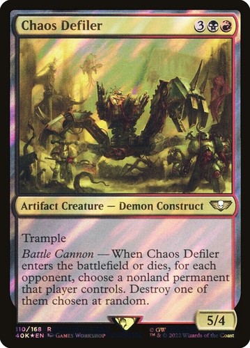 MTG Chaos Defiler Warhammer 40K 110/168 NM | eBay