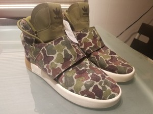 adidas tubular invader strap green