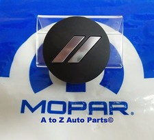 New 2016-2023 Dodge Challenger Charger Black Wlogo Wheel Center Cap Oem Mopar