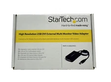 Startech High Resolution USB DVI Multi Monitor Video Adapter USB2DVIE3  NEW
