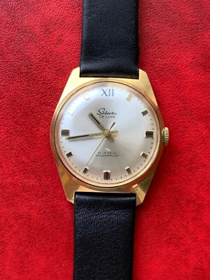 SELECTA DE LUXE MEN'S WATCH BY KIENZLE. GOLD PLATED, 21 JEWELS