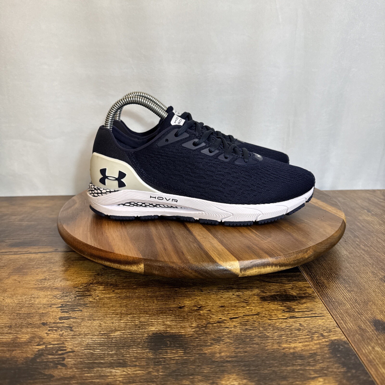 UNDER ARMOUR HOVR SONIC 3 WOMEN'S Sz 7.5 RUNNING TRAINING SHOES NAVY Bluetooth