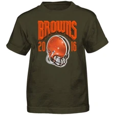 Cleveland Browns Outerstuff NFL Boys Brown "Strength of Sched" T-Shirt