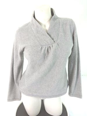 Covington Damen Weicher Grauer Fleece Shirt Größe SP