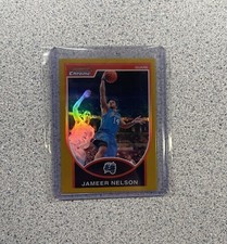 2007-2008 Bowman Chrome Basketball #14 Jameer Nelson Gold Refractor /99 ALL STAR