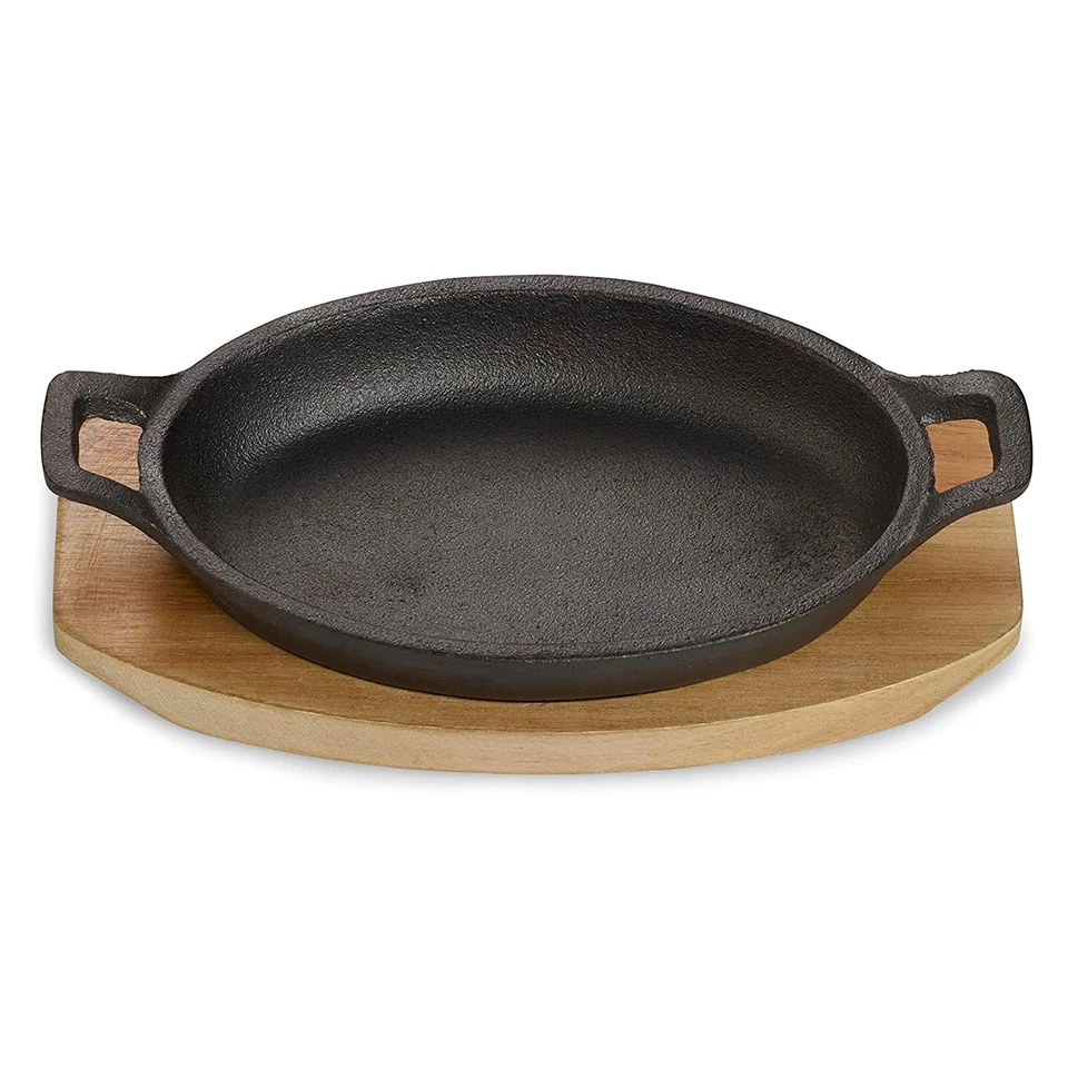 Echtwerk Servierschale Gusseisen Auflaufform Servierbrett Big-Edition Bratpfanne