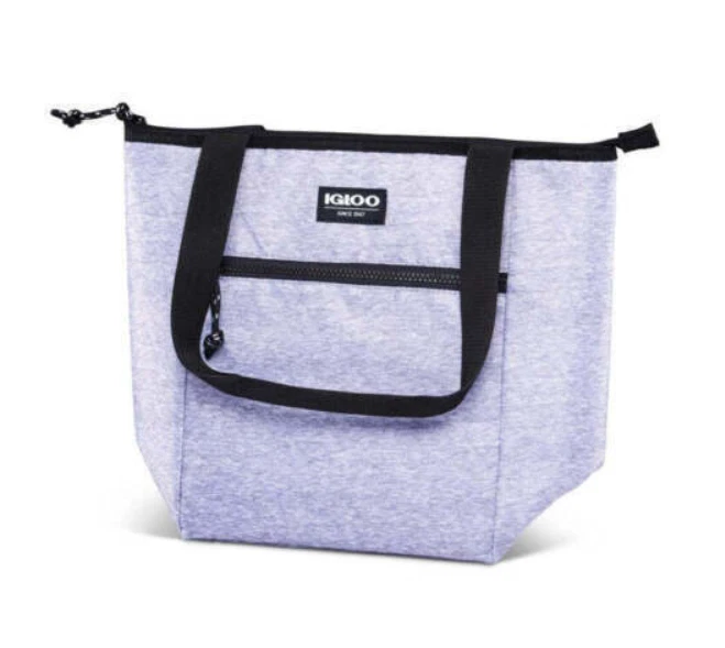 NUEVO Bolso de almuerzo Igloo Active 12 latas - gris jaspeado aislado/negro Foto 2 de 4
