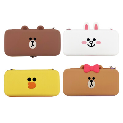 LINE FRIENDS Licensed Pouch Bag Carrying Case for Nintendo 