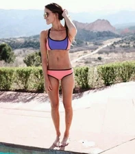 CALIA Banded Bikini Bottoms NWT XL