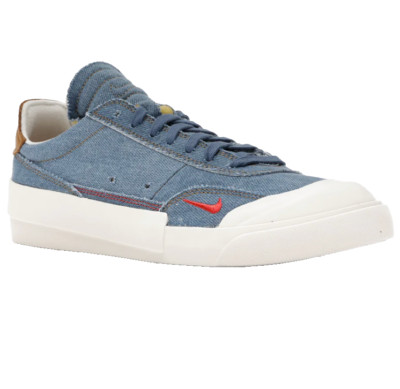 Nike Drop Type LX Premium Retro Tennis Blue Denim Cork Mens 10.5 UK 9.5 EU 44.5