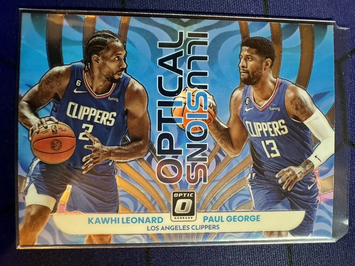 2022-23 Panini Optic Kawhi Leonard Paul George Optical Illusions