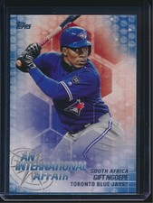 2018 Topps Update An International Affair BLUE Parallel Gift Ngoepe