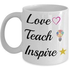 Funny Teacher Special School Love Teach Inspire, Christmas Birthday Gift