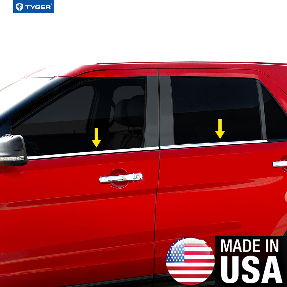 Chrome Accessories Window Sill Trim Fit 02-06 Cadillac Escalade EXT 4P