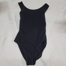 Danskin Now Leotard Bodysuit Black M 7-8