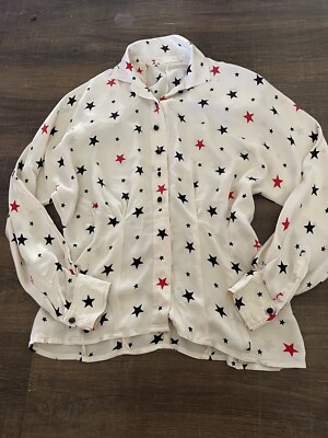 Women's Luxury Fashion Escada Star Top Size 38