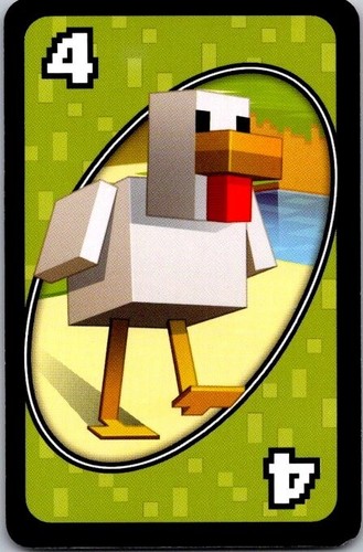 2017 Minecraft UNO cards You Pick used Free Shipping MATTEL TOYS - Picture 20 of 30