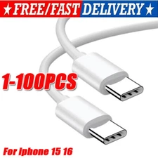 For Samsung iPhone 15 16 Pro Max 60W USB-C to USB C Cable Fast Charger Cord Lot