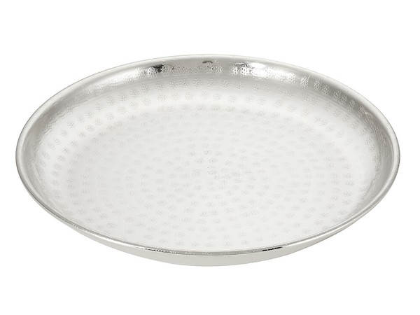 Alu Tablett, Deko Schale Rund Aus Alu - Kerzentablett, Dekotablett, Dekoschale-image
