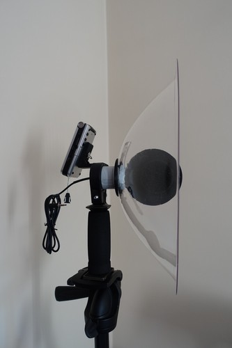 MICROFONO PARABOLICO - PARABOLIC MICROPHONE Plug In Power /XLR 25-35-53cm diam. - Afbeelding 26 van 61