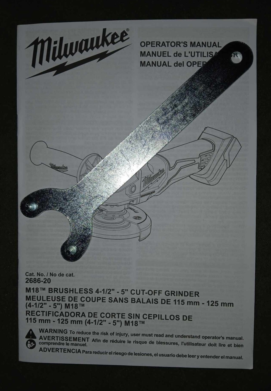 Milwaukee 2686-20 M18 Brushless Cut-Off Tool / Grinder _ * FREE SHIPPING