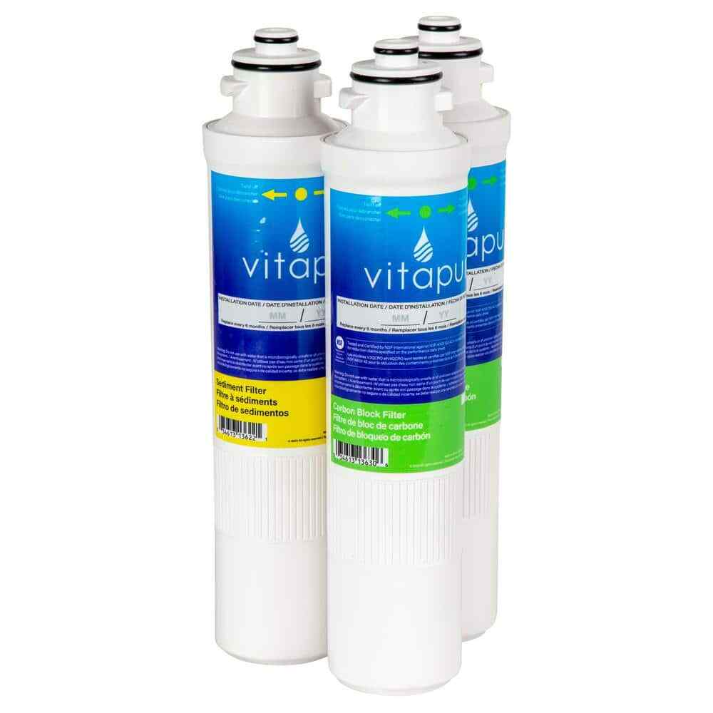 Quick-Connect Replacement Reverse Osmosis Water Filter Kit