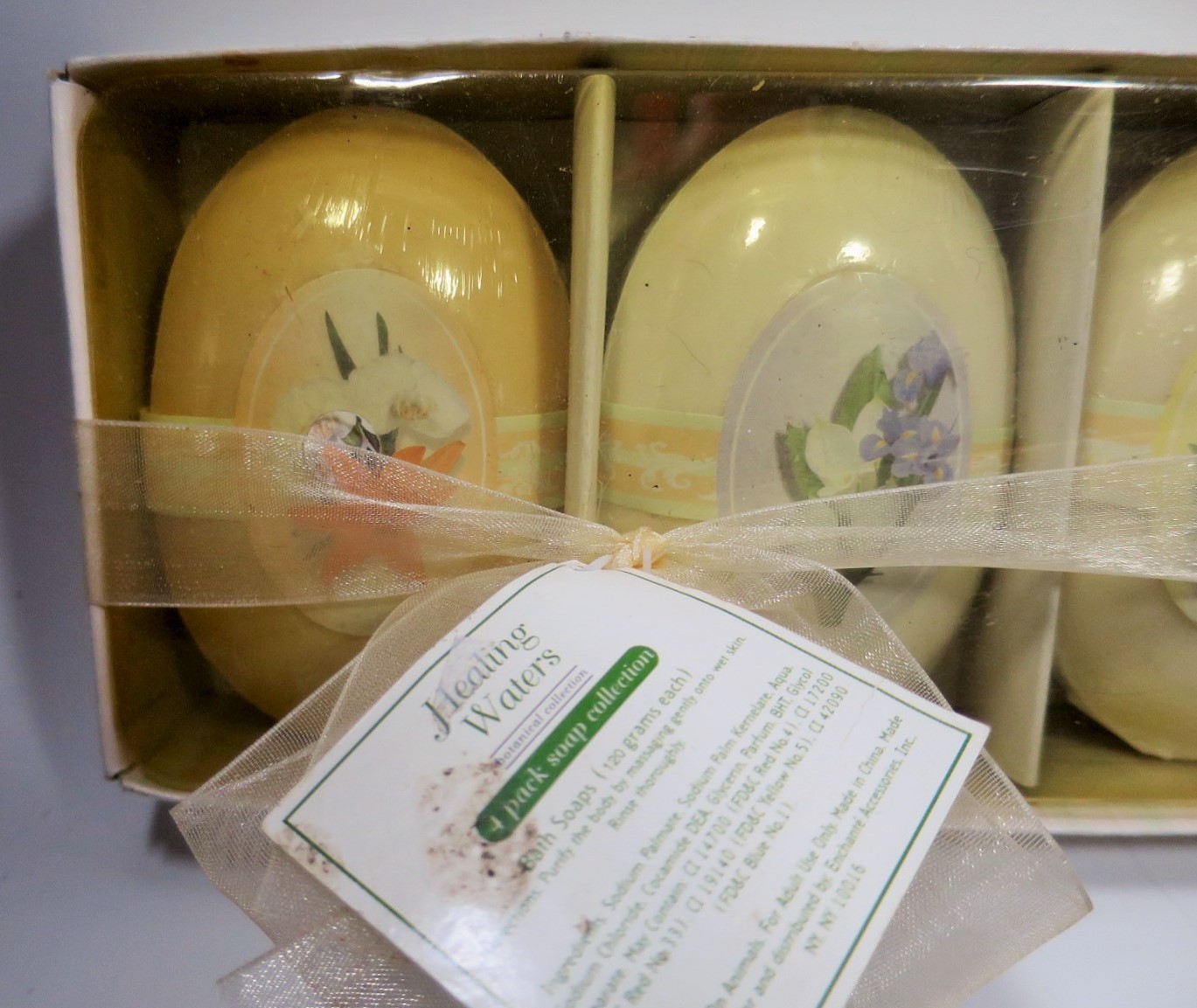 Healing Waters Botanical 4 Pack Soap Collection Botanical Bath Soap ...