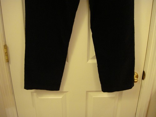 Damen Dress Barn schwarz Stretch Cord Anzughose Größe 10 Petite NEU - Bild 7 von 8