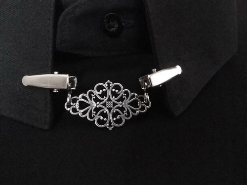 Great Decoration Elegant Art Deco Style Unisex Engagement Collar Tips