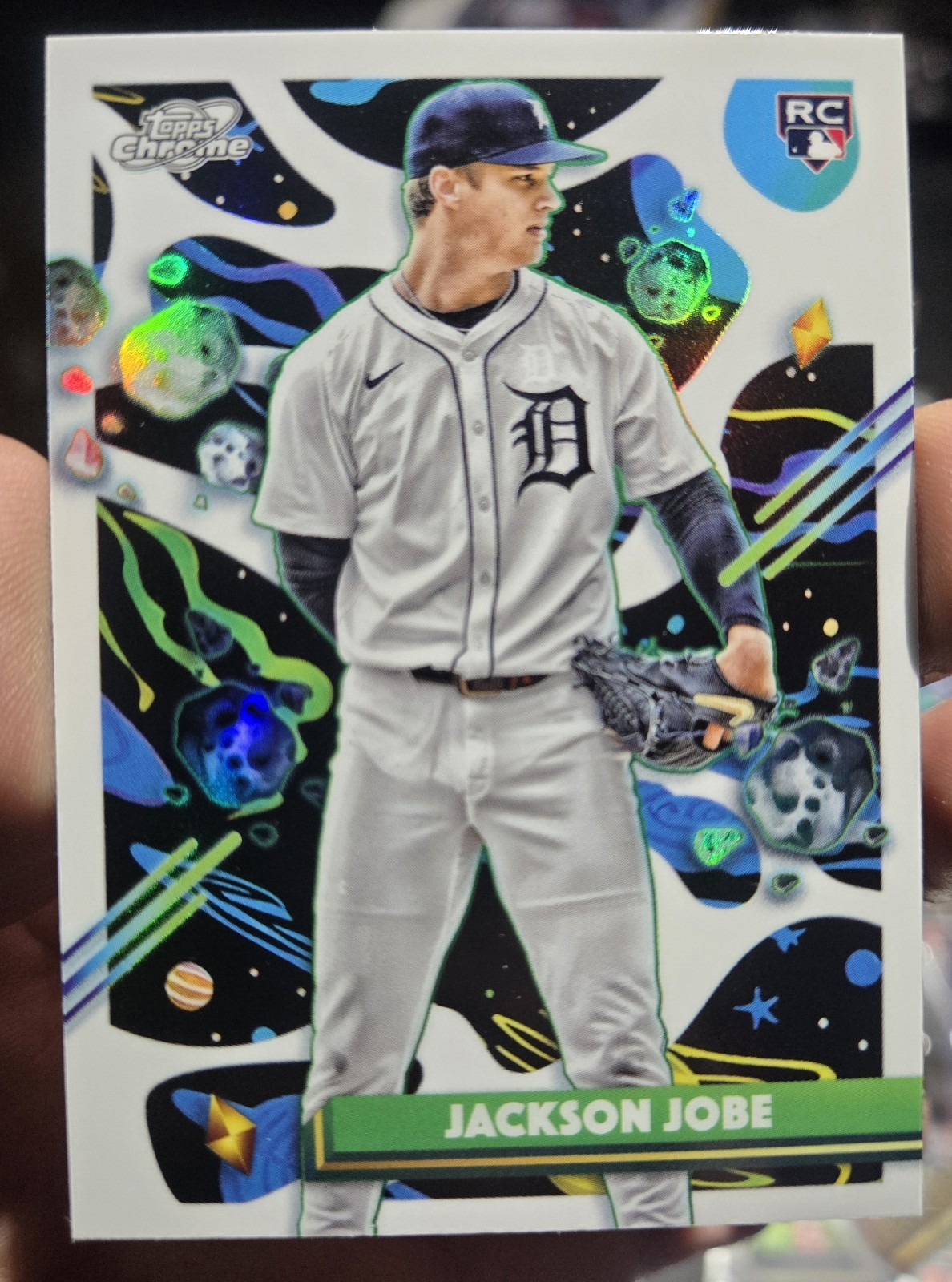 2025 Topps Cosmic Chrome - Jackson Jobe #142 White Hole Sp (RC)