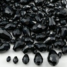 340pcs Teardrop Crystal Glass Beads 3x5mm 4x6mm 6x8mm 8x12mm 10x15mm Vertical...