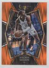 2021-22 Panini Select Premier Level Orange Flash Prizm Day'Ron Sharpe #128 0g0p
