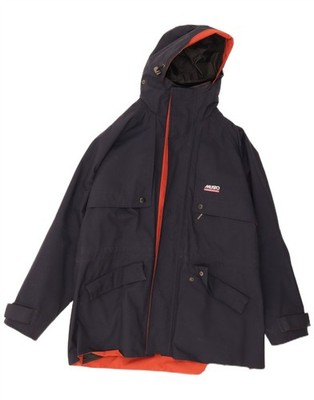 Musto Herren Performance Regenjacke mit Kapuze UK 38 Medium Navy Blau Nylon FE19