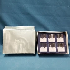 6 Lowball Old Fashioned Florence Satin Frosted Cristal JG Durand Glasses In Box 