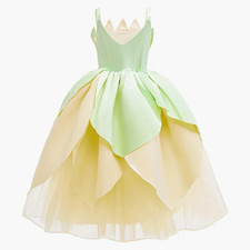 Princess Tiana costume dress inspired by Disney's The Princess and the Frog