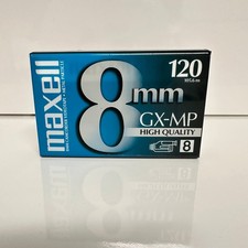 Maxell 8mm Gx-mp High Quality 120 Camcorder Video Cassette Tapes - 281010