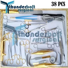 Tebbetts Breast Surgery Instruments Set of 38 PCs Breast Augmentation Set