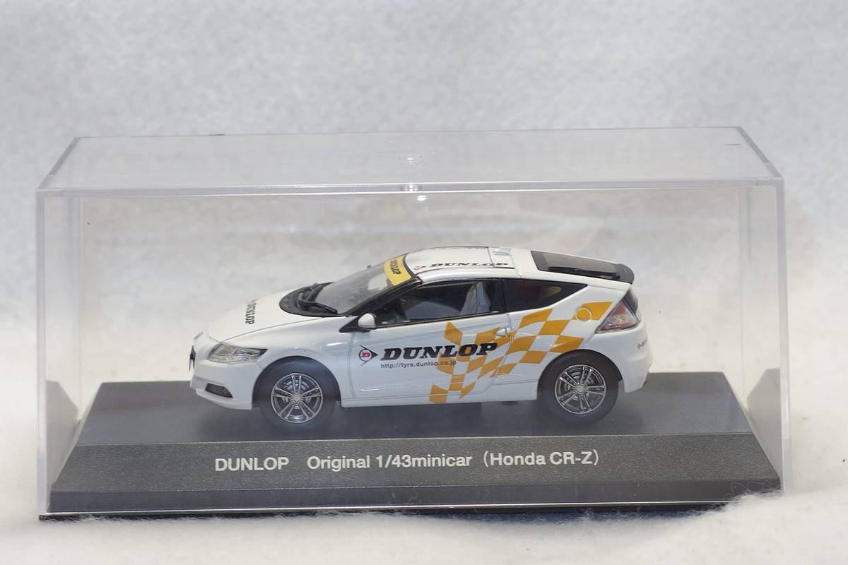DUNLOP Original 1/43 Honda CR-Z ミニカー Dunlop special order 1/43 KYOSHO DUNLOP Honda HONDA CR-Z Rare JDM